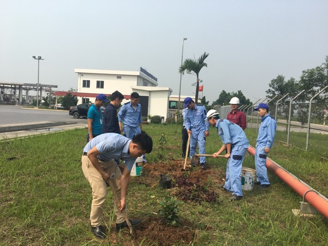 Đoàn thanh niên NAFSC phát động phong trào trồng cây hưởng ứng tháng thanh niên