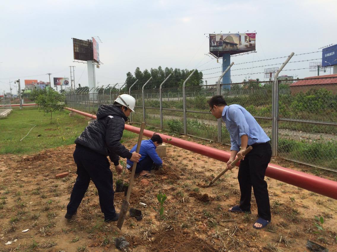 Đoàn thanh niên NAFSC hưởng ứng phong trào Tết trồng cây