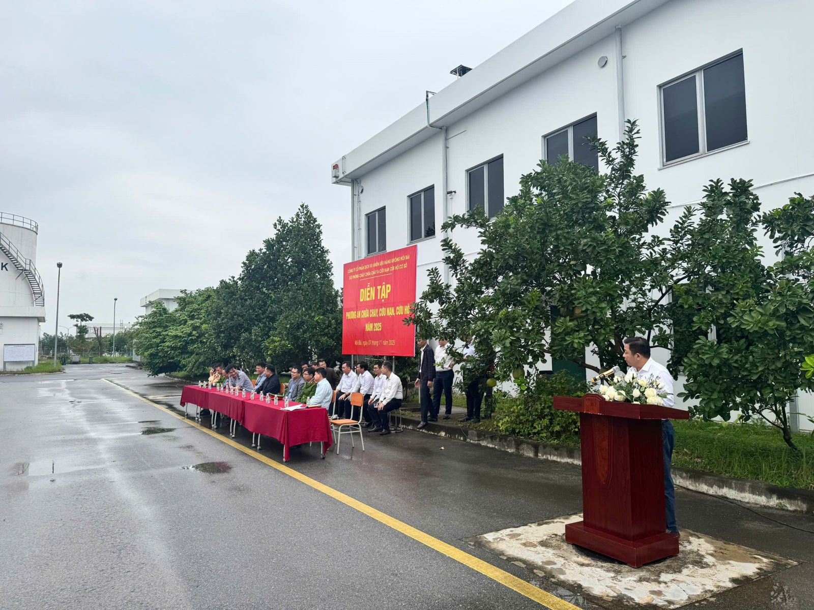 Công ty NAFSC tổ chức diễn tập phương án PCCC & CNCH định kỳ năm 2025