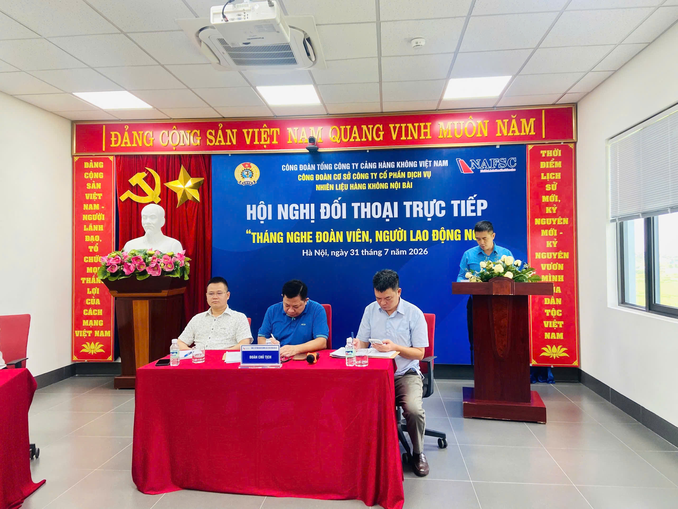 NAFSC tổ chức Hội nghị đối thoại trực tiếp giữa người sử dụng lao động và người lao động