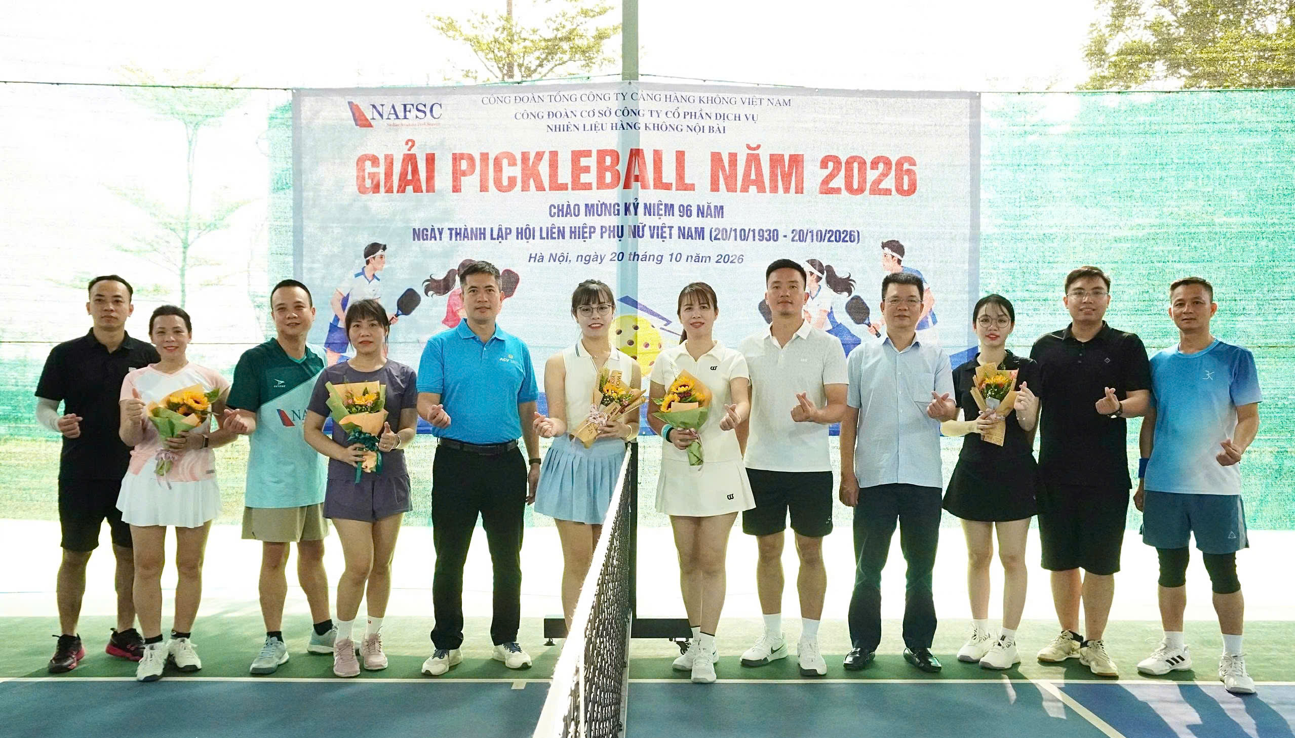 SÔI NỔI GIẢI PICKLEBALL NAFSC - TRỌN VẸN CẢM XÚC NGÀY PHỤ NỮ VIỆT NAM 20/10